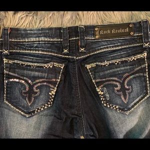 Rock Revival Sz 28 Charlotte capri jeans